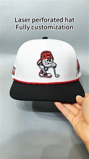 Custom laser drilling hat with your logo. Professiongal factory,MOQ just 50 pieces. 梨Custom logo,custom color,custom style,custom inner tag. DM us to ger free design with your logo. #hat #customhats #factroy #snapback #HATOEM #baseballcap | Haplay Custom Hats | Facebook
