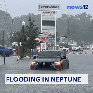 STORM WATCH: More flooding in Neptune NJ on RT. 35 and 3rd Avenue. (credit: Kim Wessells). https://tinyurl.com/y5ze8j37 | News 12 New Jersey