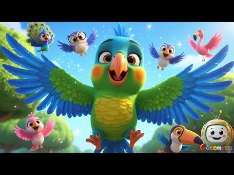 A to Z Birds Names for Kids | ABC Bird Song | Learn Alphabet with Parrot | Preschool Learning Video