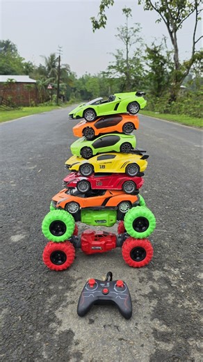 The Ultimate Rc Car Tower High-Speed Stacking Challenge 😱