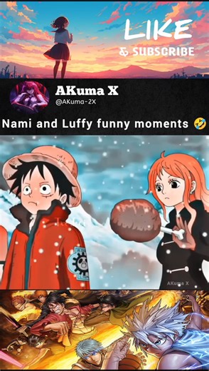 Nami and Luffy funny moments 🤣 || Onepiece