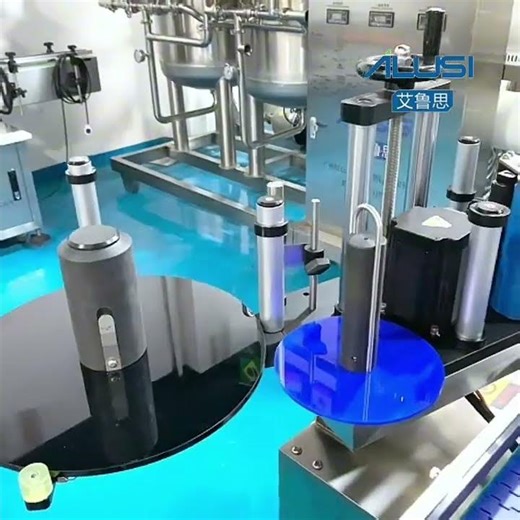 Desktop round bottle labeling machine