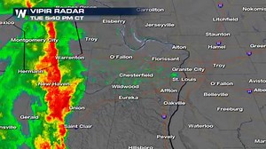 RIGHT NOW (6:20pm CT Tuesday): A large tornado 🌪️is moving into the western/northwestern St. Louis metro area. Seek shelter immediately. | WeatherNation