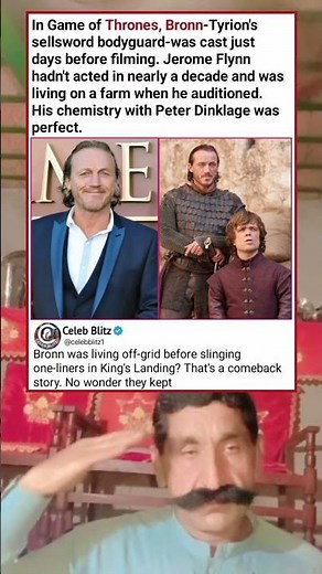 Jerome Flynn Quit Acting for 10 Years... Then Became Bronn Days Before Filming! 🔥