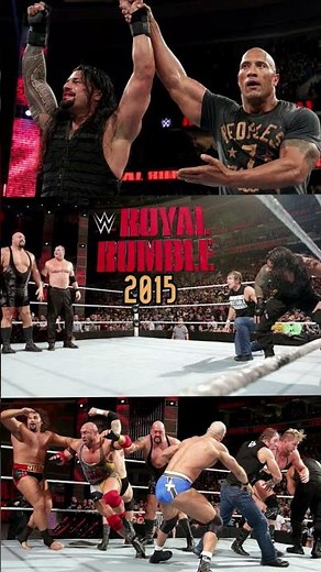 Roman Reigns Wins Royal Rumble 2015 | #wwe #raw #netflix #royalrumble #rock #rumble #viral #trending