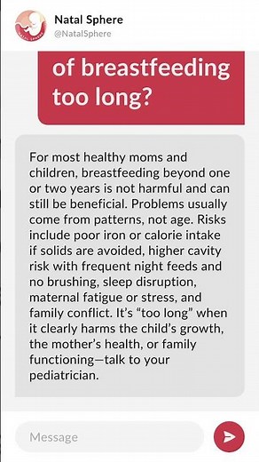 What are the negative effects of breastfeeding too long?