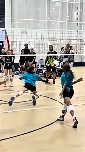 Aubrey Got One Hand on It… and Sent It Over! 🏐 #volleyball #shorts @AubreysCastle