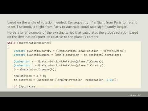 Ensuring Uniform Rotation Time in Unity: A Guide to Smooth Flight Transitions