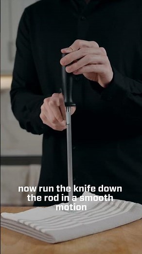 Do you know how to properly use your honing rod?