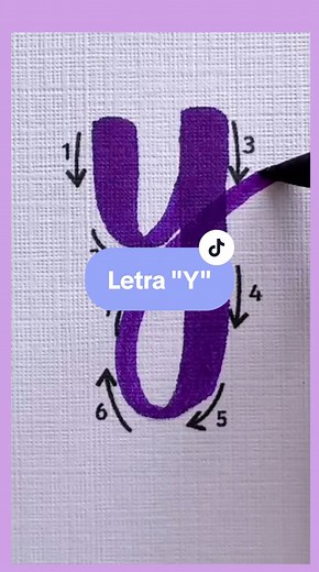 Tutorial para Aprender Caligrafía Moderno de la Letra Y