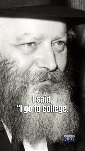 27K views · 1.6K reactions | Engineering Souls During a meeting with a young college student, the Rebbe presents the role of every Jewish person: to be an ambassador and engineer of light to his surroundings. | Jewish Educational Media - JEM | Facebook