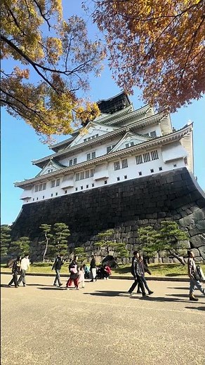 Osaka Castle 🏰 #大阪城 #大阪観光 #大阪旅行 #日本の絶景 #お城巡り #大阪城公園 #歴史巡り #日本旅行 #国内旅行 #大阪カメラ部 #城 #歴史 #旅スタグラム #関西観光