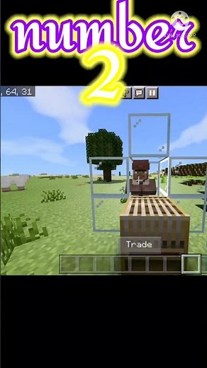 Top 5 villagers for trading emerald in Minecraft || #shorts #gamingss