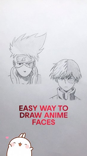 QLAEIN | Easy Anime Face Tutorial✨ . #todorokishouto #todorokishoto #shototodoroki #shoutotodoroki #naruto #myheroacademia #bokunoheroacademia... | Instagram