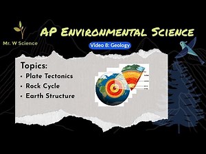 Video 8: Geology (APES Unit 4: Earth Systems and Resources)