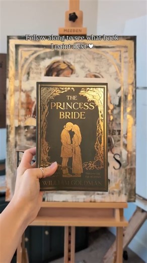 Aleah Danae | Artist Painter on Instagram: "Tell me you were homeschooled without telling me you were homeschooled... 😅 Mine is that I'm unashamed for my love of The Princess Bride! If you know you know... But this is book #2 of Painting 30 Paintings Inspired by Books! Leave your book wish list in the comments and follow along to see me paint the rest! ❤️❤️❤️"