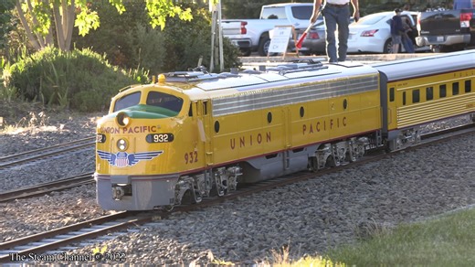 80K views · 2.5K reactions | A Union Pacific E9A rolls through the yard at Train Mountain. | The Steam Channel | Facebook