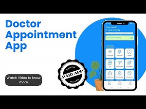 Doctor Appointment Android app using Firebase (𝗣𝗔𝗜𝗗 𝗔𝗣𝗣) | Android FYP Project