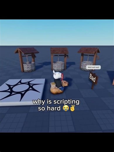 scripting aint for me 😭✌️ #roblox