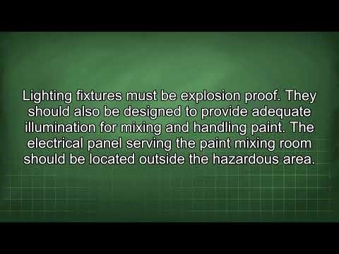 Wiring a Paint Mixing Room Safety and Compliance