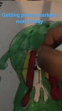 Drawing squidward drip effect