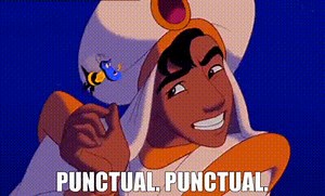 - punctual. - Punctual.