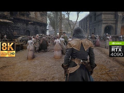 [8K] Assassin's Creed Unity Real-Life Graphics Overhaul With Ray Tracing | RTX 4090