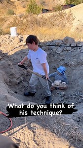 new gold digging technique #goldrush #kids #shovel #digging #gold #adventure #cali #california #desert #instakids #kidsofinstagram #cute #adorable | Chrisundertaking