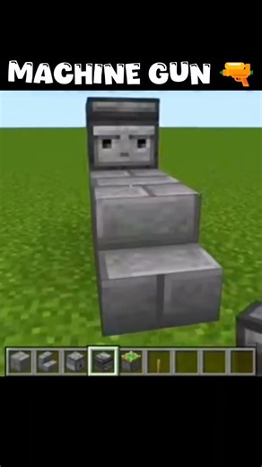 Minecraft machine gun 🔫#krish