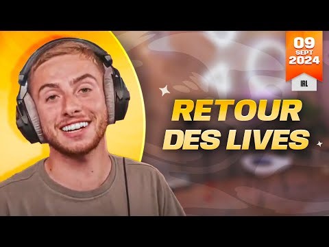 ✨ Mon retour en LIVE ! (FAQ)