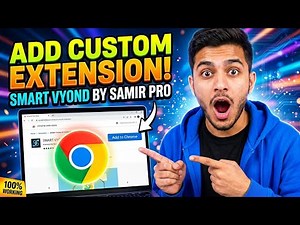 How to Install Custom Extension in Chrome Browser | VYOND SUSBCRIPTIONS | SAMIR PRO #extension