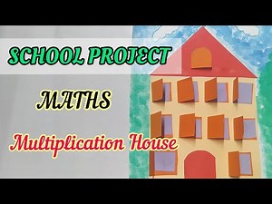 MATHS MODEL/MODEL OF MULTIPLICATION HOUSE /Class3/Grade3/maths working model#multiplicationproject