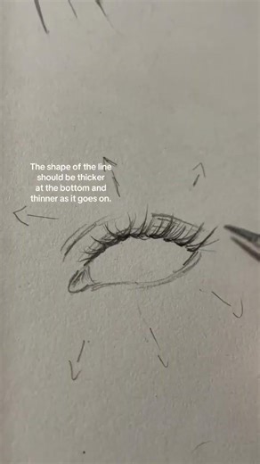 How to Draw Realistic Eyelashes ✏️ | Easy Step-by-Step Tutorial #art #quick #pencilsketch