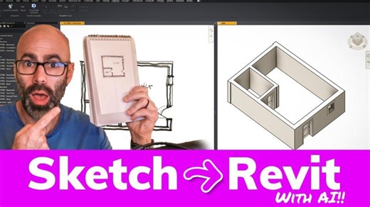 AI in Architecture: 2D to 3D Revit Model in Seconds | Tristan GARCIA