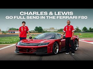 The Fastest Road Car I’ve Ever Been In! Ferrari F80 Track Day with Charles Leclerc & Lewis Hamilton