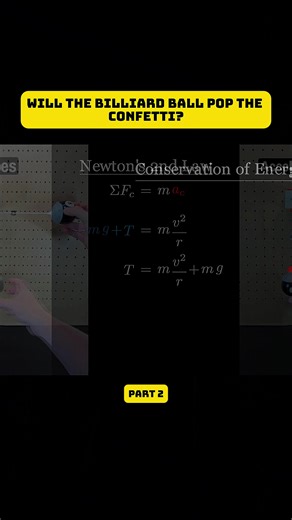 Billiard Ball Experiment: Physics of Tension and Motion