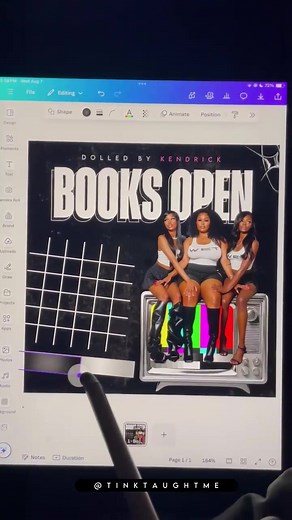 Design a Books Open Flyer with me 👩🏽‍💻🖤 using Canva.. We love a creative flyer ✨ Follow me for more Canva Tutorials Tips 🫶🏾 #canvadesign #flyerdesign #canvaflyer #canvatutorial #canvatips #canvaforbeginners #canvaforbusinessowners #atlhairstylist #blackhairstylist