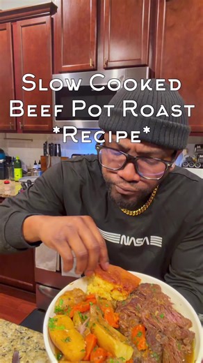 Slow-Cooked Beef Pot Roast and Homemade Cornbread Recipe