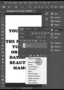 How to remove the background behind the text to get a transparent text graphic