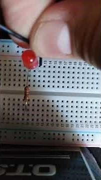 🐥Como prender un Led en una protoboard ✔️