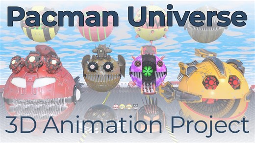 Robot wars in Pacman arena: Robot vs monster epic battle! #pacman #monsterpacman #pacmanvspacman