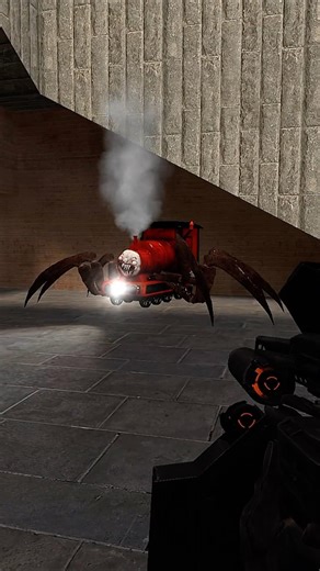 Where did the train eater disappear to in the labyrinth? #gmod #garrysmod