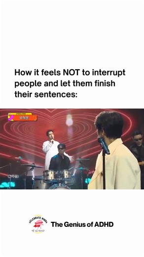 2.2K views · 65 reactions | When you actually let someone finish talking and feel like you’ve unlocked a new level of self-control  #adhd #adhdmoments #relatable | The genius of ADHD | Facebook