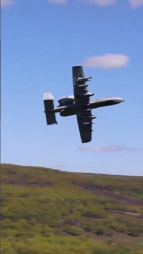 A-10 Thunderbolt in Action | A10 Air Defense Training | Warthog Brrrt