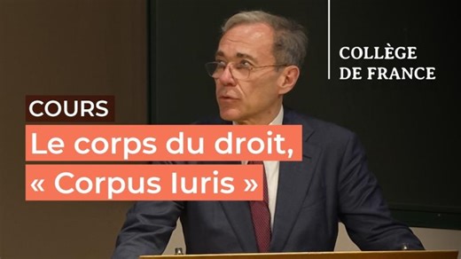 Le corps du droit, « Corpus Iuris »... (4) - Dario Mantovani (2025-2026) | Dr Yves LASSARD