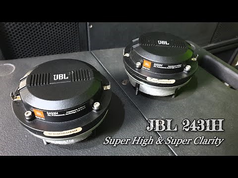 Review & Test Driver Tweeter JBL 2432H USA | Super High