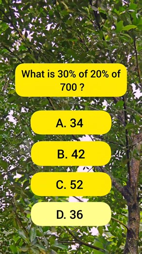 18K views · 206 reactions | #mathchallenge #mathematics #percentagetricks | FsF Math Zone | Facebook