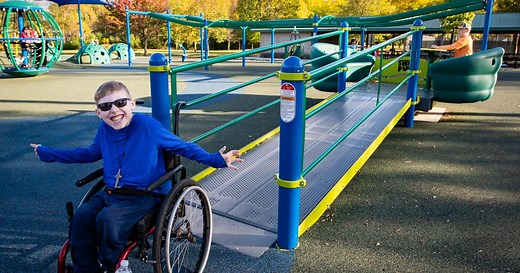 Sway Fun® w/12' Ramp Assembly - Family Playground Activity