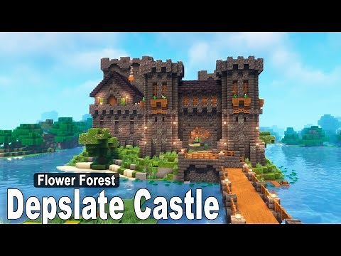 Minecraft: How to build a Deepslate Castle | Tutorial [part2]