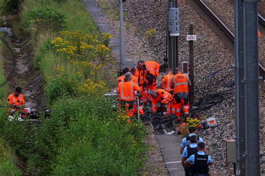 French rail lines disrupted by ‘coordinated sabotage’ ahead of Paris Olympics opening ceremony